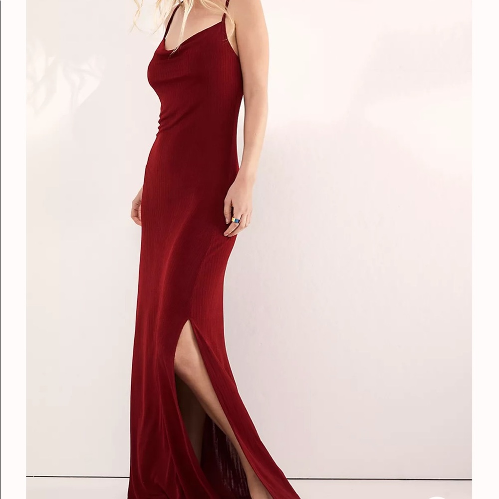 NWOT Free people Bare it all bodycon slip dress